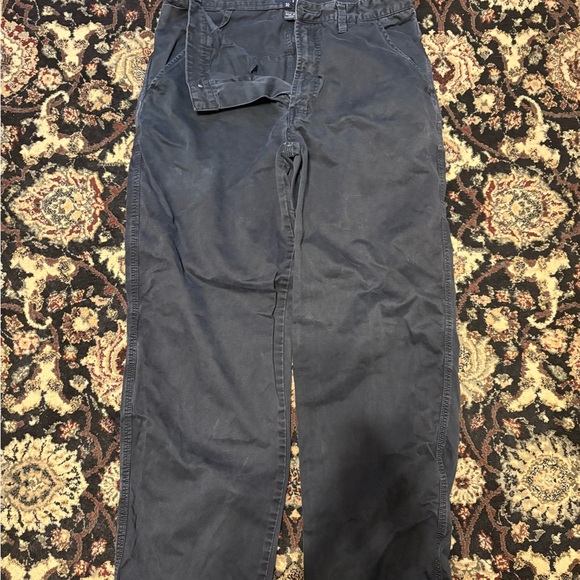 Stussy Charcoal Cotton Trousers - Picture 2 of 3